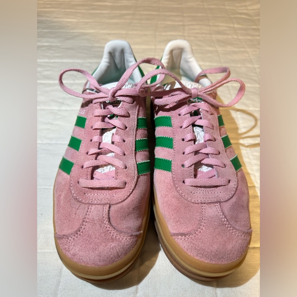 Adidas Gazelle Bold ‘True Pink Green’ size W7.5